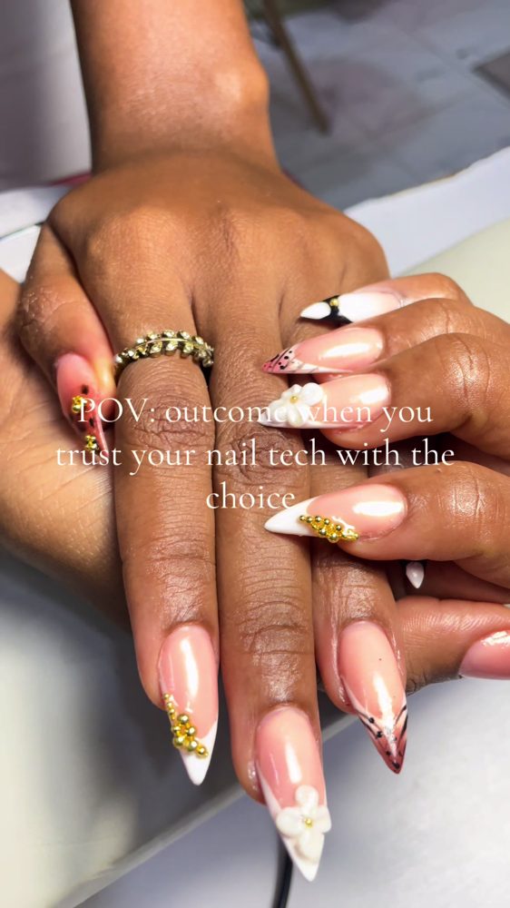 Nail Art Detail at Kushy's Beauty Haven
