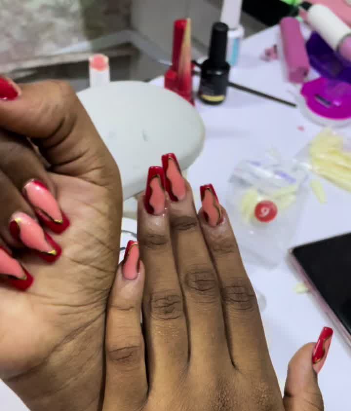 Red Coffin Set at Kushy's Beauty Haven